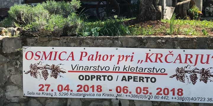 Osmica Pri Krčarju (27-4-2018 / 6-5-2018)